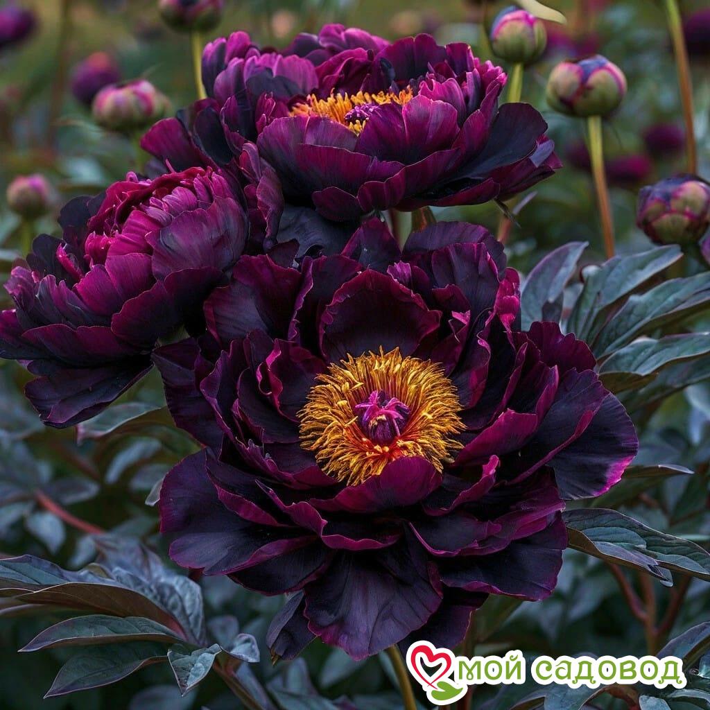 Пион Индиго Блаш